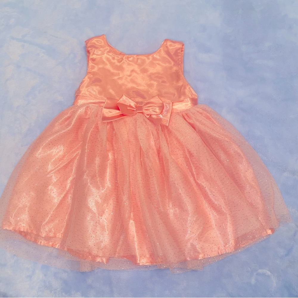 Nanette Baby satin pink tutu dress